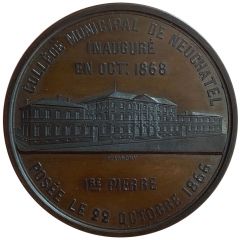 Inauguration of the municipal college of Neuchâtel