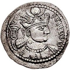 Drachm - Kidarites Sassanian style, type 14, var. 3, Gandhara mint