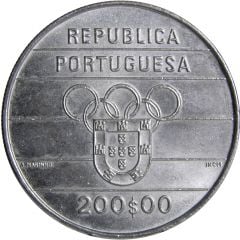 200 Escudos XXV Olympic Games