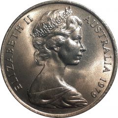 20 Cents - Elizabeth II 2nd Portrait