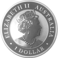 1 Dollar - Elizabeth II 6th Portrait - Hand of Faith - Silver Bullion Coin