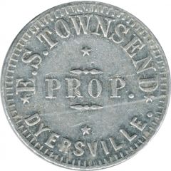 10 Cents - E. S. Townsend Dyersville