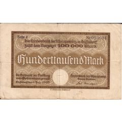 100 000 Mark Landesbank der Rheinprovinz
