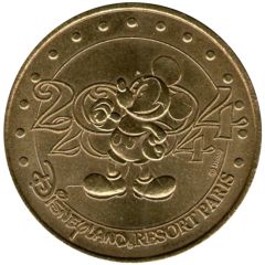 Monnaie de Paris Tourist Token - Disneyland Resort Paris 2004