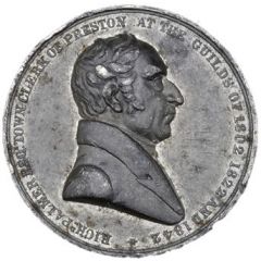 Medal - Victoria Preston Guild Jubilee, white metal