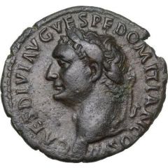 As - Domitian S C, Minerva