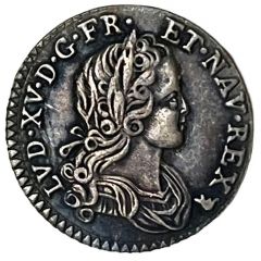 Reproduction - 1⁄12 d`écu dit `de France-Navarre` - Louis XV