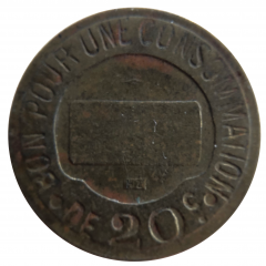 20 Сentimes Bon pour une consommation, 582
