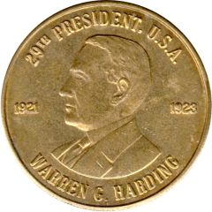 Token - Reader`s Digest History of U.S. Presidents Warren G. Harding
