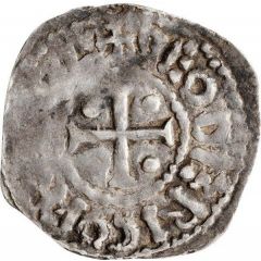 Denier - Theoderic II Temple