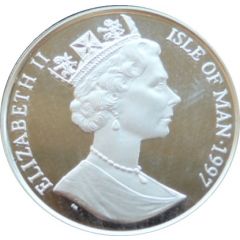 1/2 Crown - Elizabeth II Leiv Eiriksson