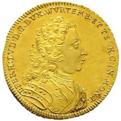 1 Goldgulden - Eberhard Louis Oath of Fealty for Mompelgart
