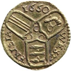 1 Duit gold pattern at 1 ducat weight