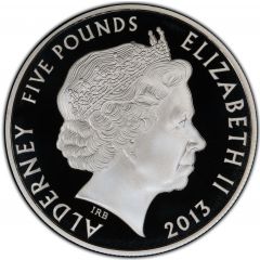 5 Pounds - Elizabeth II Diamond Jubilee - The Faihtful Companion, Silver Proof