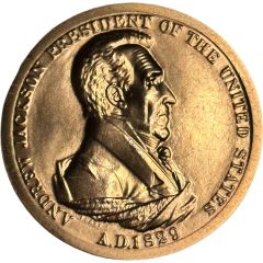 Medal - Peace and Friendship Andrew Jackson, President of the United States