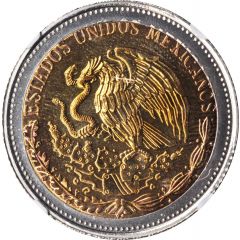 5000 Pesos Pattern, 50th Anniversary of Nationalization of Oil Industry, Bimetallic