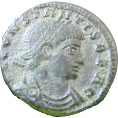 Follis - Constans I FL CONSTANTIS BEA C / GLORIA EXERCITVS, Siscia