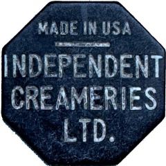 1 Pint Milk - Independent Creameries Ltd. Innisfail, Alberta