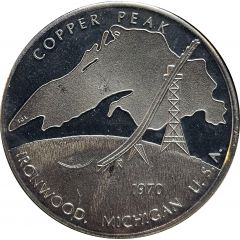 Medal - First International Ski Flying Tournament Ironwood, Michigan