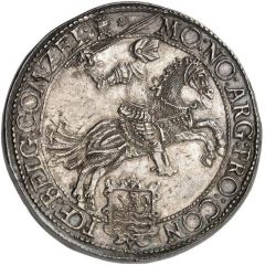 1 Ducaton `Silver Rider` Type 1; date at top reverse; piedfort at double weigth; ARG