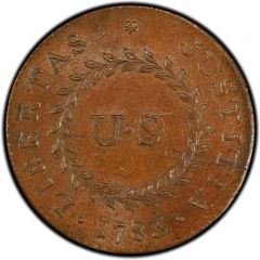 1/2 Penny - Nova Constellatio “Pointed Rays, CONSTELLATIO”