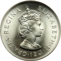 1 Crown - Elizabeth II 350th Anniversary - Colony Founding
