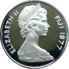 10 Dollars - Elizabeth II Silver Jubilee of Accession