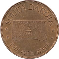 Token - Shell’s States of the Union Coin Game, Version 1 South Dakota