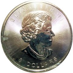 8 Dollars - Elizabeth II Polar Bear with Cub 11/2 oz