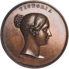 Medal - Victoria Coronation, W.J. Taylor, bronze