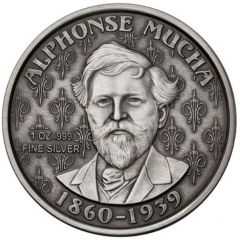 1oz Silver Mucha Collection - `Dance`
