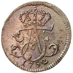 1 Pfennig - Adolphus Frederick III
