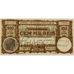 100 Mil Réis Caixa de Conversão, Provisional Issue