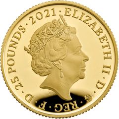 25 Pounds - Elizabeth II The Who, Gold Proof