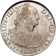8 Reales - Carlos IV Numeral IIII