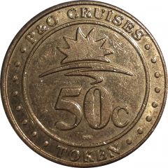 Token/Chip - 50 Cents - PandO Cruises Casino Token