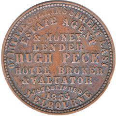 1 Penny - Hugh Peck Stokes ARMS - Melbourne, Victoria