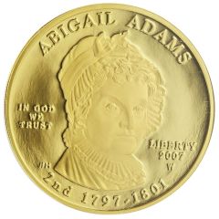 10 Dollars Abigail Adams, Bullion Coinage