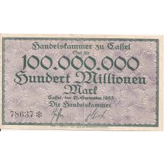 100 000 000 Mark Handelskammer