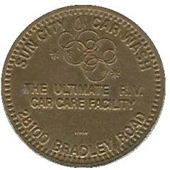 Token - Sun City Car Wash Sun City, California