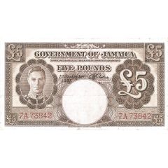 5 Pounds - George VI Brown