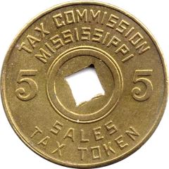 5 Mills - Sales Tax Token Mississippi