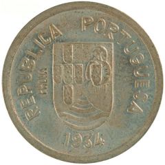 4 TANGAS - Republic Pattern, Lisboa mint