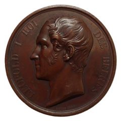 Medal - Leopold I visit to the University of Liege