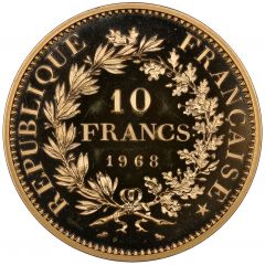 10 Francs Gold Piedfort