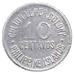 10 Centavos Culion Island Leper Colony