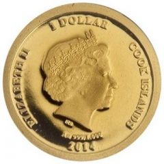 1 Dollar - Elizabeth II Canonization of Pope John Paul II