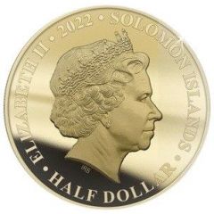 1/2 Dollar - Elizabeth II Platinum Jubilee