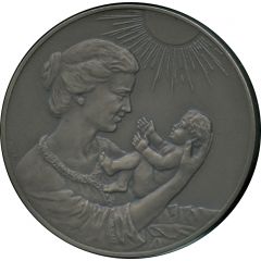 Medal - Born in Leningrad region for girls