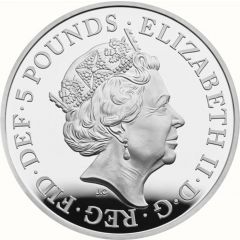 5 Pounds - Elizabeth II House of Windsor, Silver Proof
